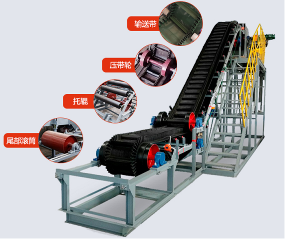 大傾角帶式輸送機參數 大傾角帶式輸送機參數